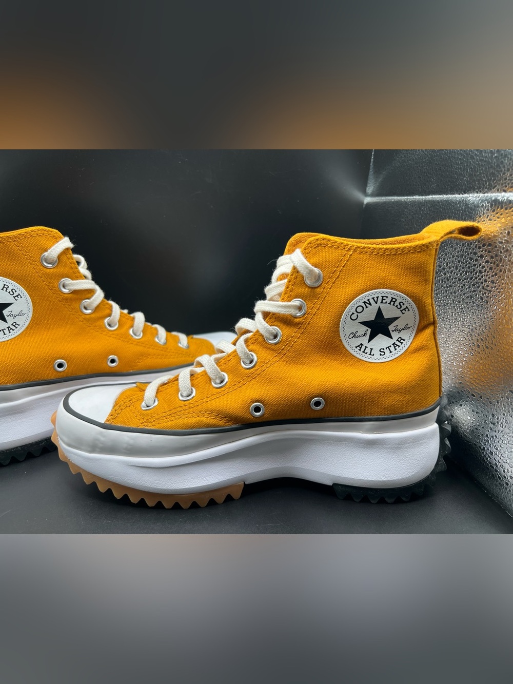 Converse Run Star Hike Hi Yellow Saffron 168893C  Men Size 5.5 / Women 7 Shoes